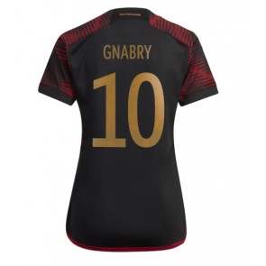 Tyskland Serge Gnabry #10 Udebanetrøje Dame VM 2022 Kort ærmer